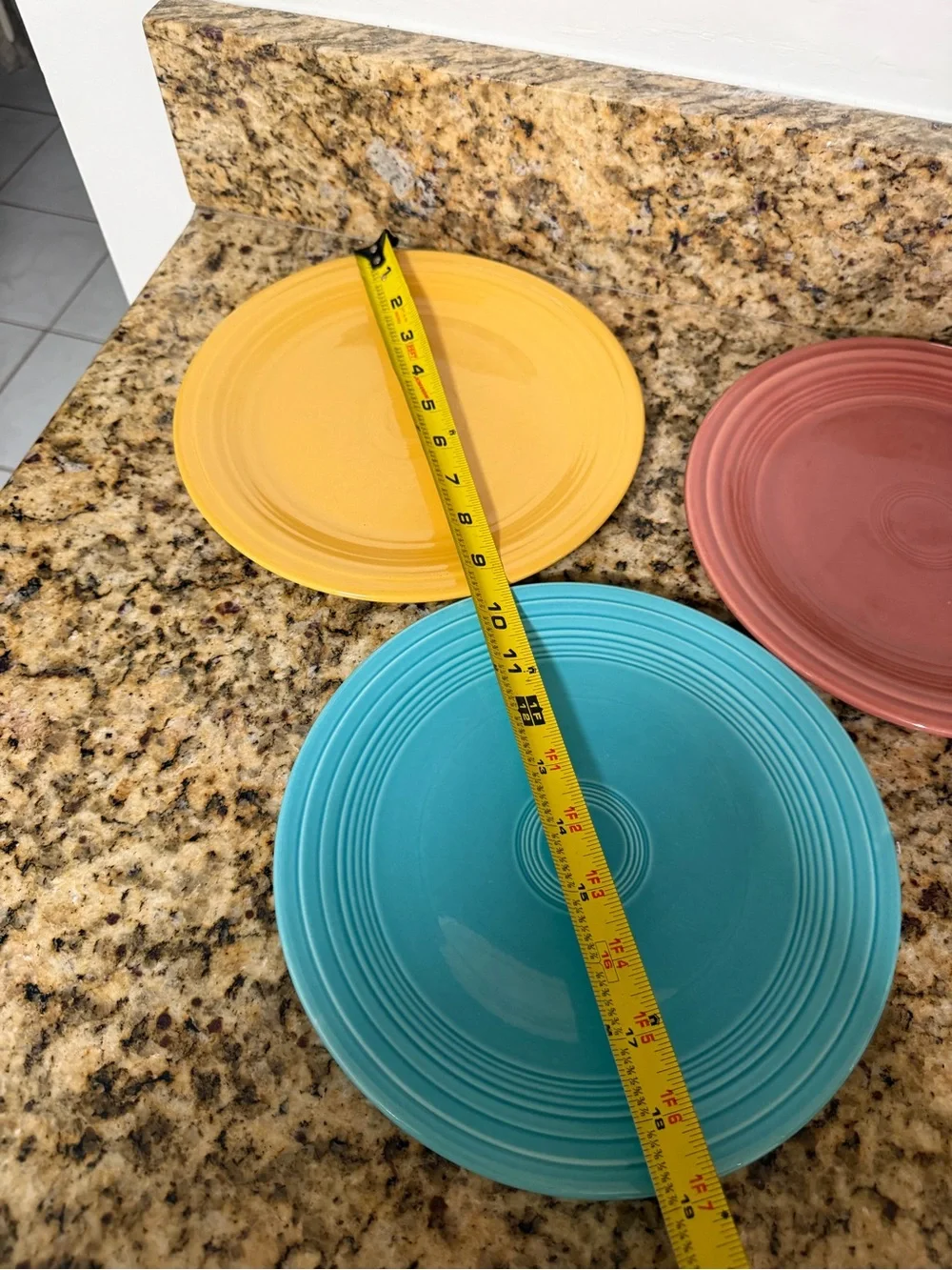Fiesta fiestaware plates - set of 3 - Picture 5 of 7